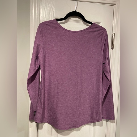 Eddie Bauer Relaxed Fit Purple Quick Dry Active Wear Long Sleeve Shirt Size M - Picture 9 of 12